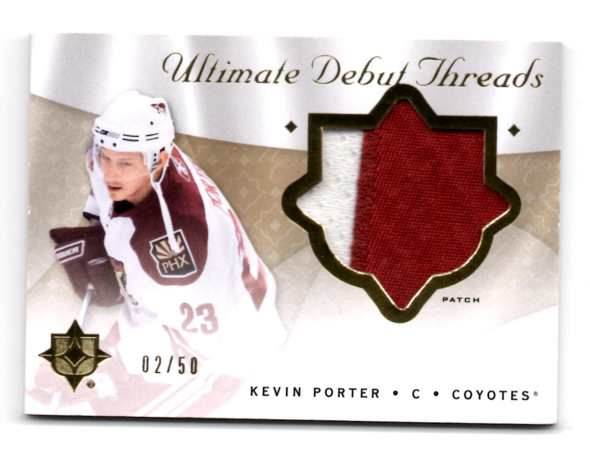 2008-09 Ultimate Collection Debut Threads Patches #DTKP Kevin Porter (60-X83-COYOTES)