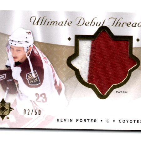 2008-09 Ultimate Collection Debut Threads Patches #DTKP Kevin Porter (60-X83-COYOTES)