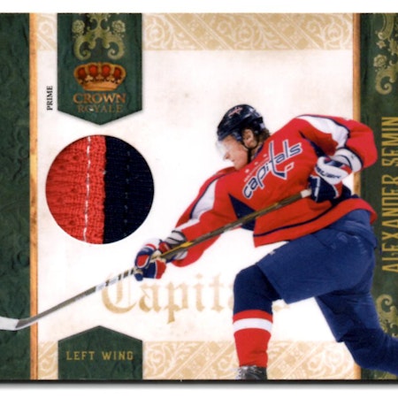 2010-11 Crown Royale Lancers Materials Prime #11 Alexander Semin (60-X88-CAPITALS)