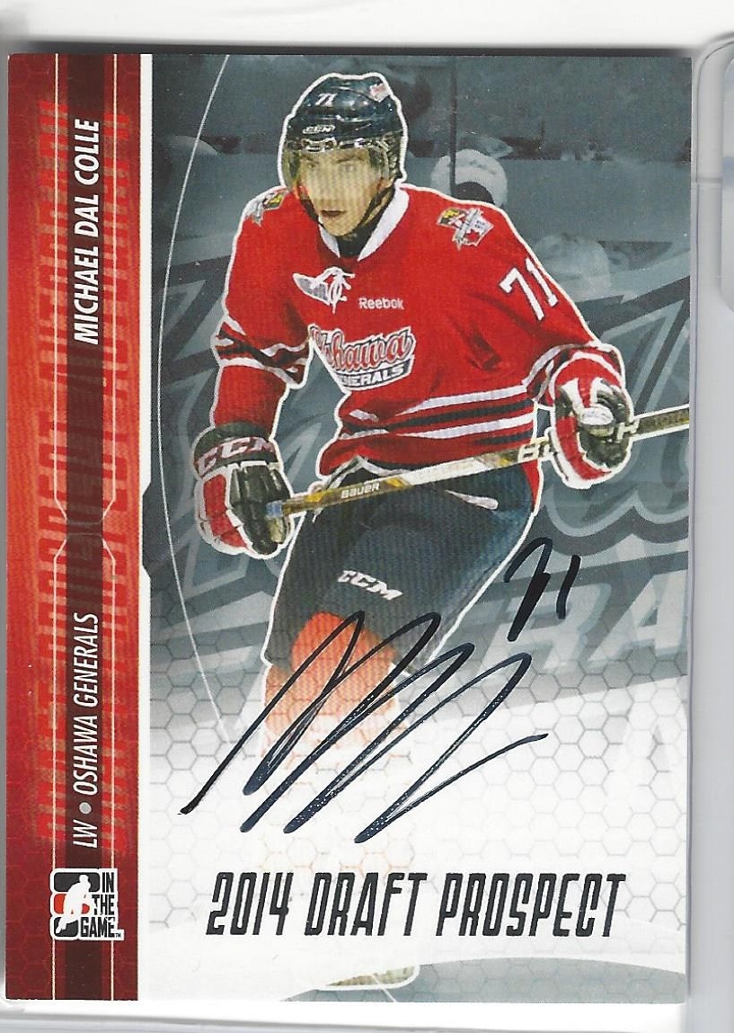 2014-15 ITG Draft Prospects Autographs #AMD1 Michael Dal Colle (60-X93-OTHERS)