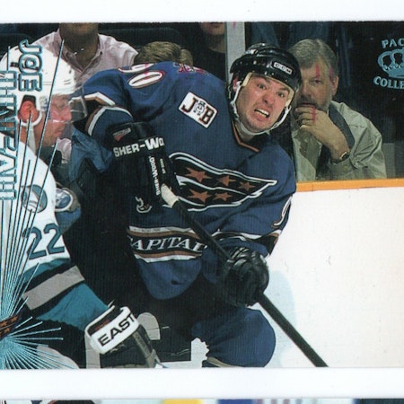 1997-98 Pacific Ice Blue #155 Joe Juneau (30-X58-CAPITALS)