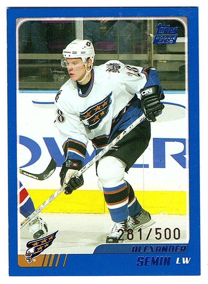 2003-04 Topps Traded Blue #TT144 Alexander Semin (30-5x1-CAPITALS)