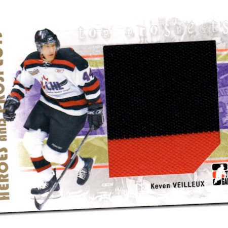 2007-08 ITG Heroes and Prospects #122 Keven Veilleux TP JSY (30-31x3-OTHERS)