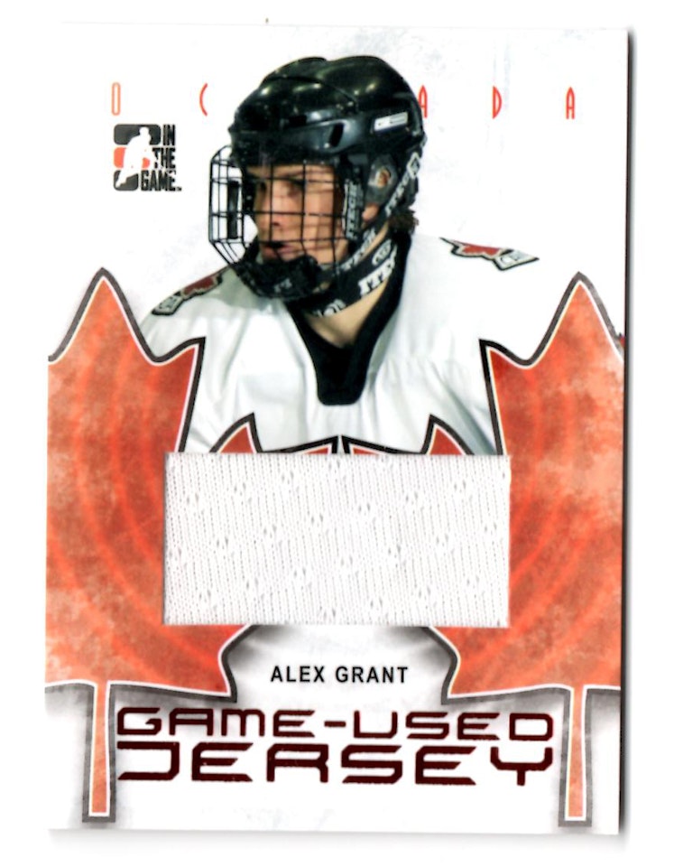 2007-08 ITG O Canada Jerseys #GUJ01 Alex Grant (30-121x6-CANADA)