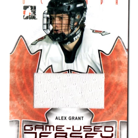 2007-08 ITG O Canada Jerseys #GUJ01 Alex Grant (30-121x6-CANADA)