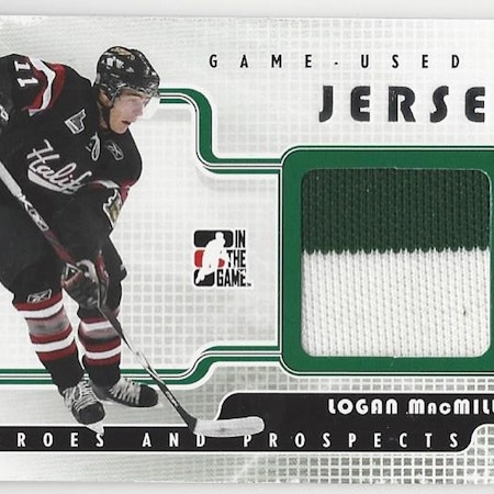 2008-09 ITG Heroes and Prospects Jerseys #GUJ19 Logan MacMillan (30-X151-OTHERS)