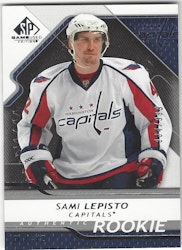 2008-09 SP Game Used #152 Sami Lepisto RC (30-X134-CAPITALS)