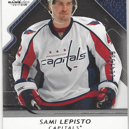 2008-09 SP Game Used #152 Sami Lepisto RC (30-X134-CAPITALS)