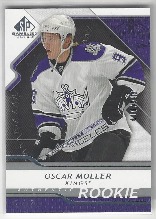 2008-09 SP Game Used #183 Oscar Moller RC (30-X107-NHLKINGS)