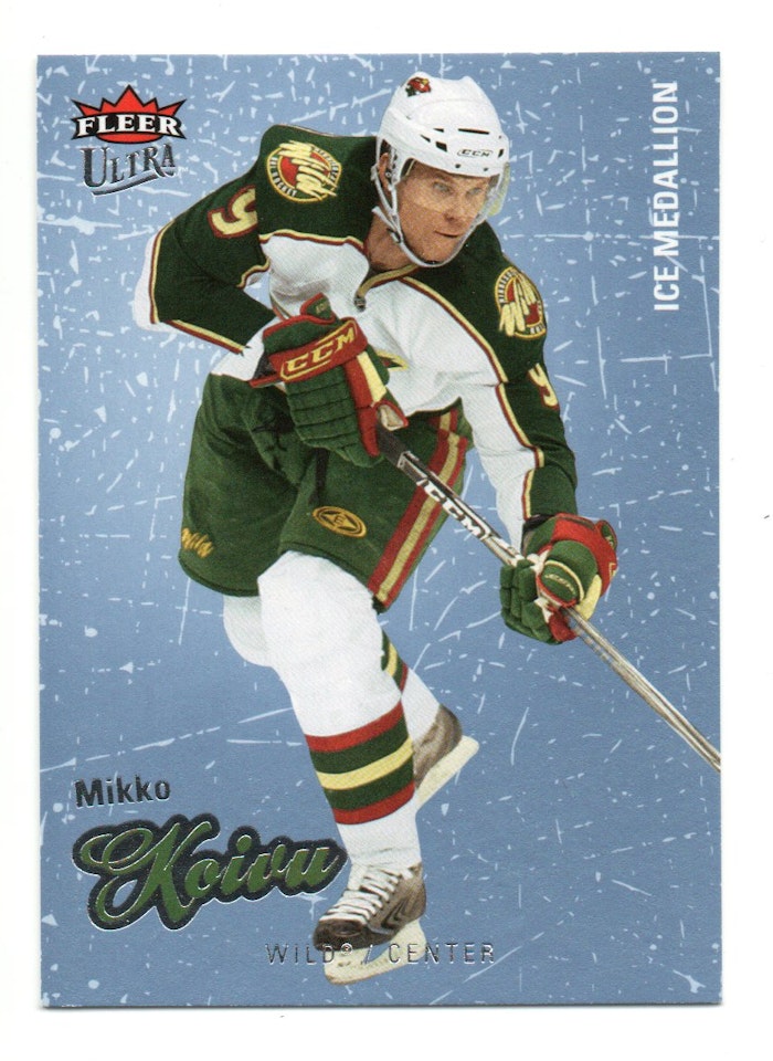 2008-09 Ultra Ice Medallion #169 Mikko Koivu (30-X75-NHLWILD)