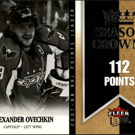 2008-09 Ultra Season Crowns #SC3 Alexander Ovechkin (30-175x5-CAPITALS)