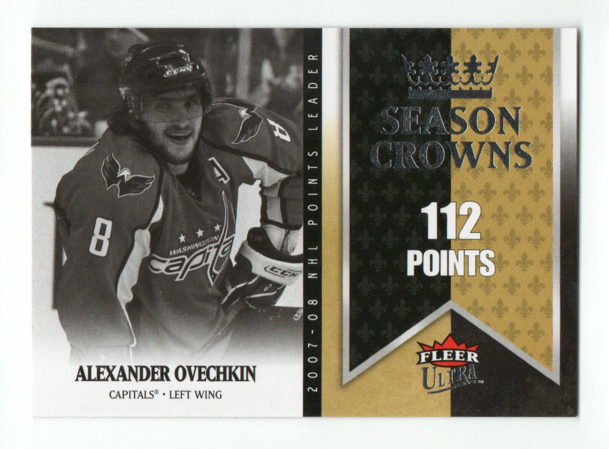 2008-09 Ultra Season Crowns #SC3 Alexander Ovechkin (30-X149-CAPITALS)