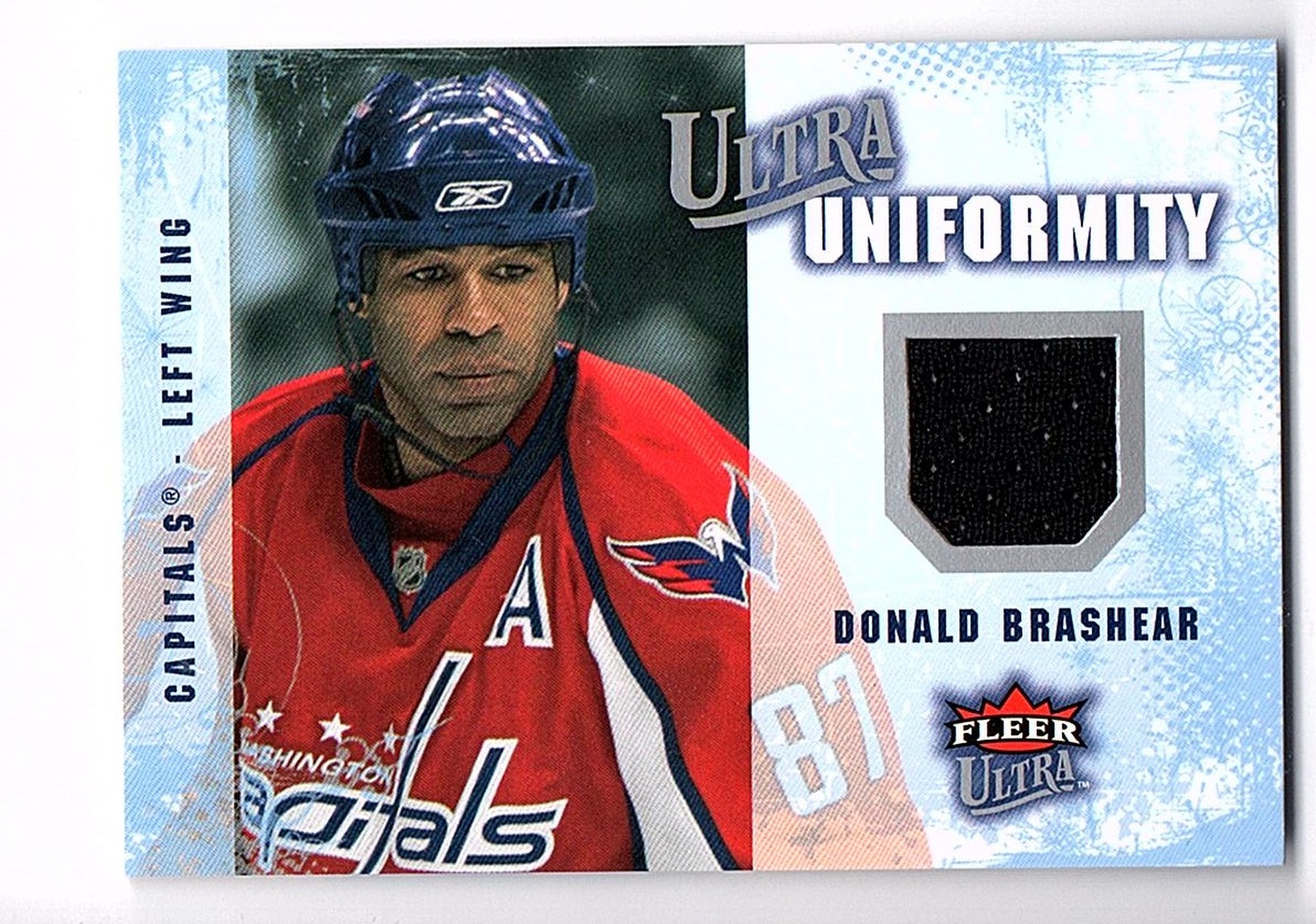 2008-09 Ultra Uniformity #UADO Donald Brashear (30-X33-CAPITALS)