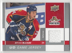 2009-10 Upper Deck Game Jerseys #GJMC Bryan McCabe (30-X3-NHLPANTHERS)