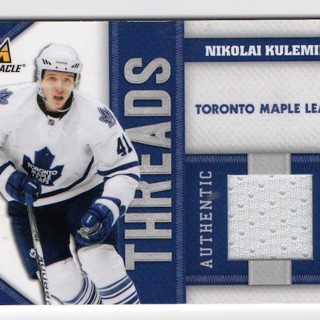 2010-11 Pinnacle Threads #NK Nikolai Kulemin (30-X4-MAPLE LEAFS)