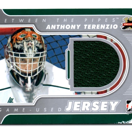2011-12 Between The Pipes Jerseys Silver #M60 Anthony Terenzio (30-X42-OTHERS)