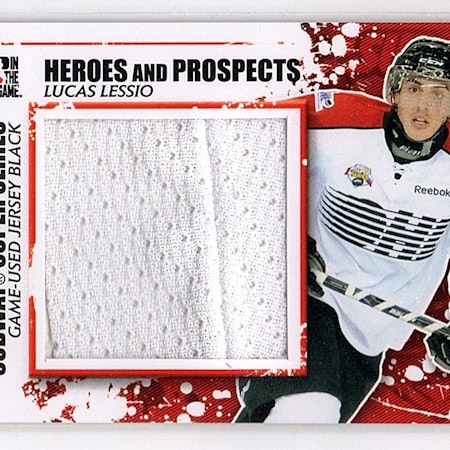2011-12 ITG Heroes and Prospects Subway Series Jerseys Black #SSM13 Lucas Lessio (30-X8-OTHERS)