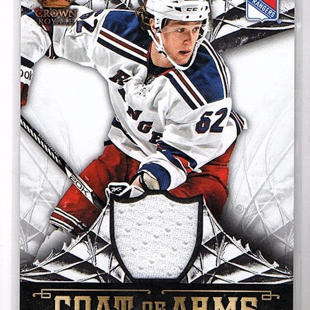 2013-14 Crown Royale Coat of Arms Materials #CACH Carl Hagelin (30-X57-RANGERS)