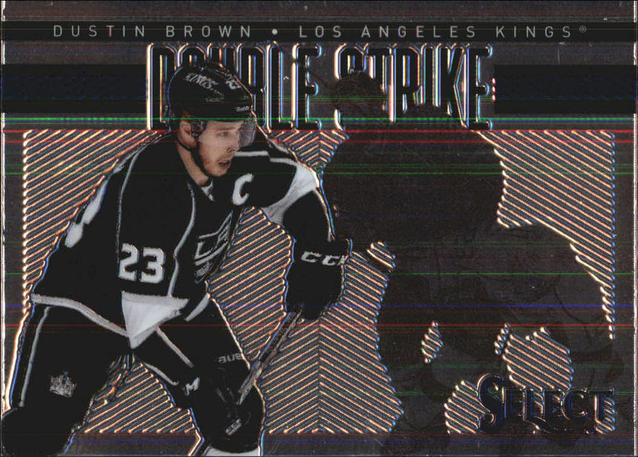 2013-14 Select Double Strike #DS3 Dustin Brown (30-X12-NHLKINGS)