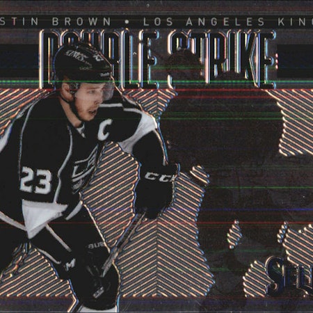 2013-14 Select Double Strike #DS3 Dustin Brown (30-X12-NHLKINGS)