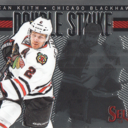 2013-14 Select Double Strike #DS13 Duncan Keith (30-X12-BLACKHAWKS)