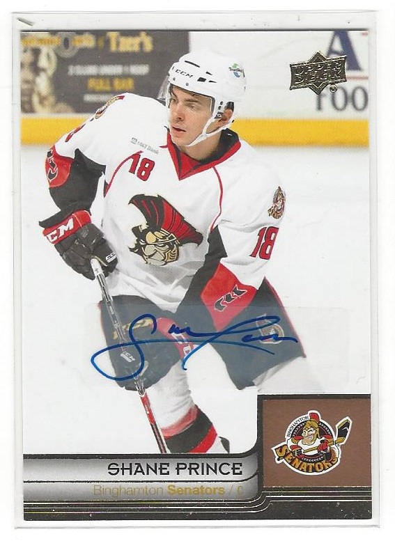 2014-15 Upper Deck AHL Box Set Autographs #15 Shane Prince (30-X36-OTHERS)
