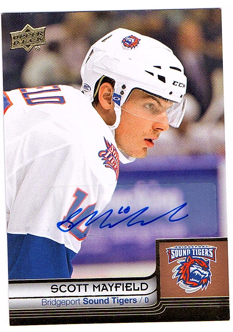 2014-15 Upper Deck AHL Box Set Autographs #17 Scott Mayfield (30-X49-ISLANDERS)