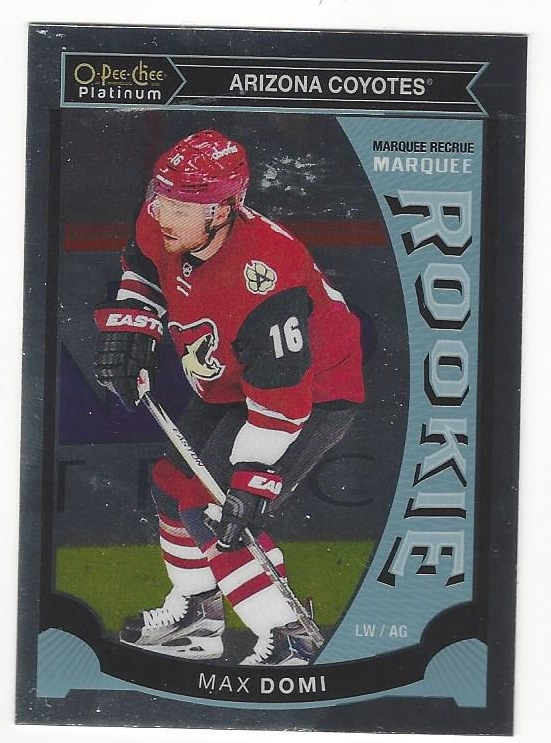 2015-16 O-Pee-Chee Platinum Marquee Rookies #M30 Max Domi (30-X150-COYOTES)