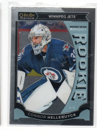 2015-16 O-Pee-Chee Platinum Marquee Rookies #M36 Connor Hellebuyck (30-X74-NHLJETS)