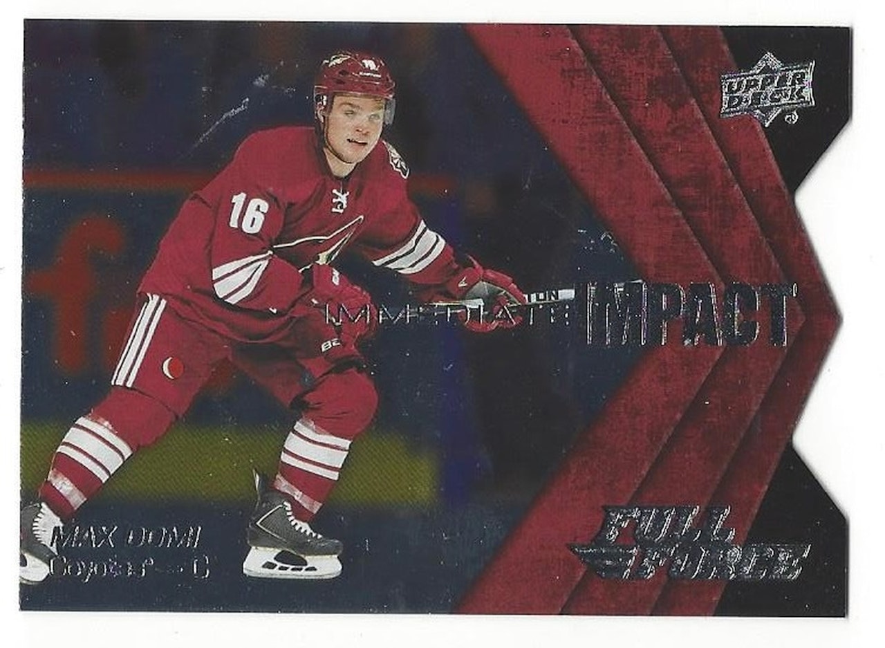 2015-16 Upper Deck Full Force Immediate Impacts #IIMD Max Domi SP (30-X116-COYOTES)