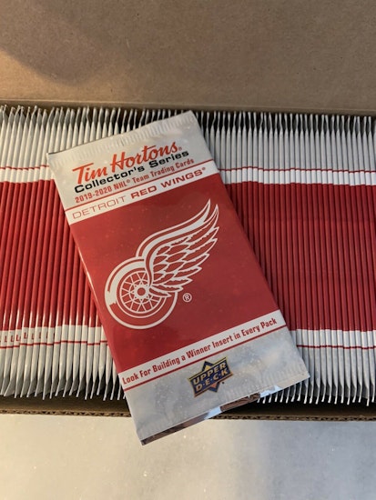 2019-20 Upper Deck Tim Hortons Detroit Red Wings (Löspaket)
