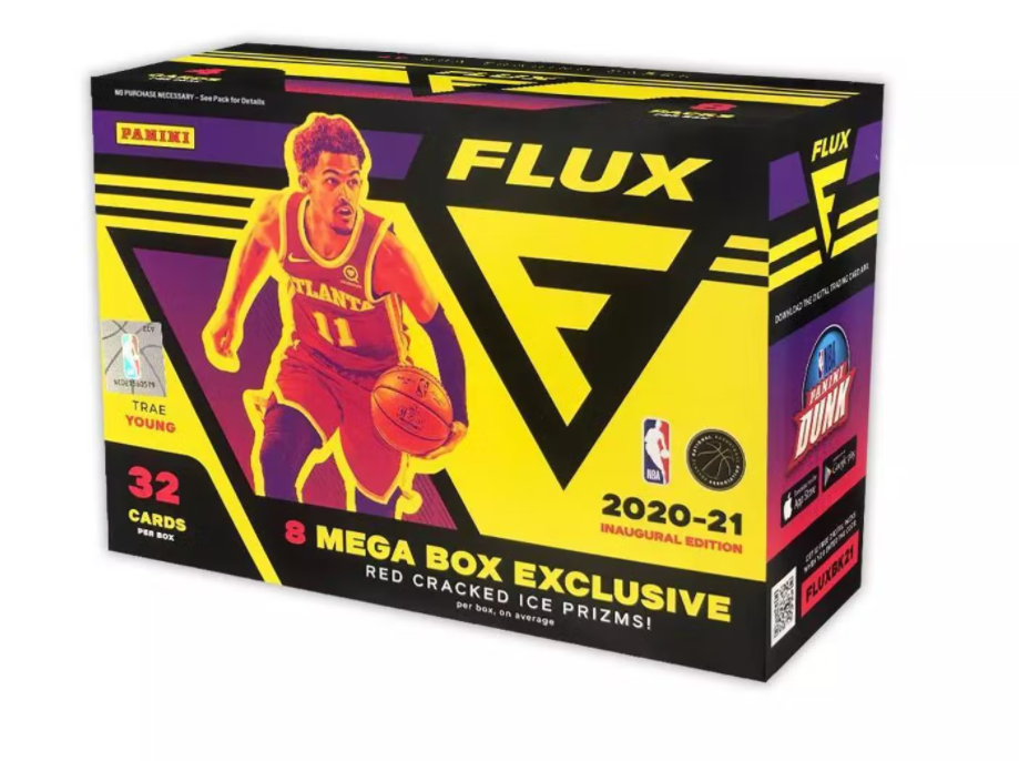 2020-21 Panini Flux Basketball (Mega Box - Red Cracked Ice Prizms)