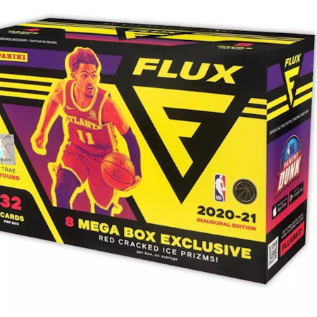 2020-21 Panini Flux Basketball (Mega Box - Red Cracked Ice Prizms)