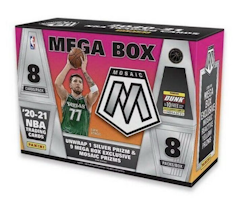 2020-21 Panini Mosaic Basketball (64-Card Mega Box - Green Fluorescent Prizms)