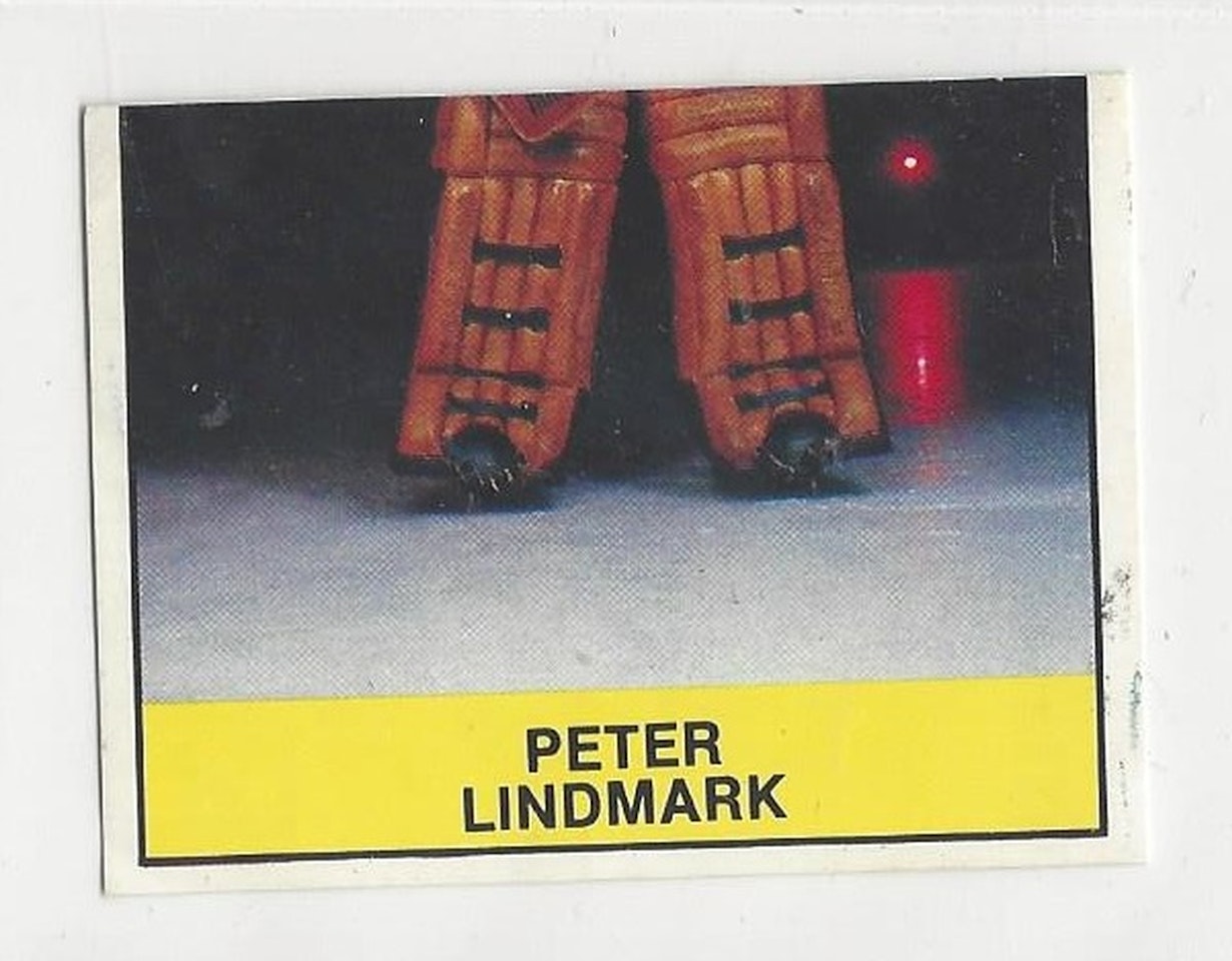 1985-86 Swedish Panini Stickers #116 Peter Lindmark L (10-248x7-OTHERS)
