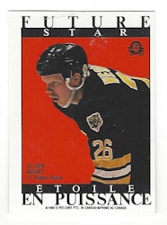 1988-89 O-Pee-Chee Sticker Back Cards #21 Glen Wesley (10-164x9-BRUINS)
