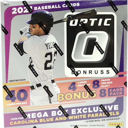 2021 Panini Donruss Optic Baseball (40-Card Mega Box)