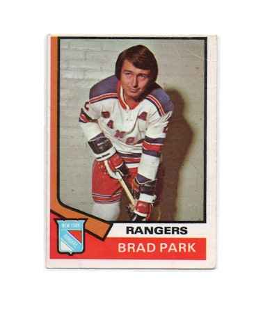 1974-75 O-Pee-Chee #50 Brad Park (10-X267-RANGERS) SE SKICK