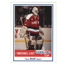 1990-91 Kraft #31 Mike Liut (10-X67-CAPITALS)