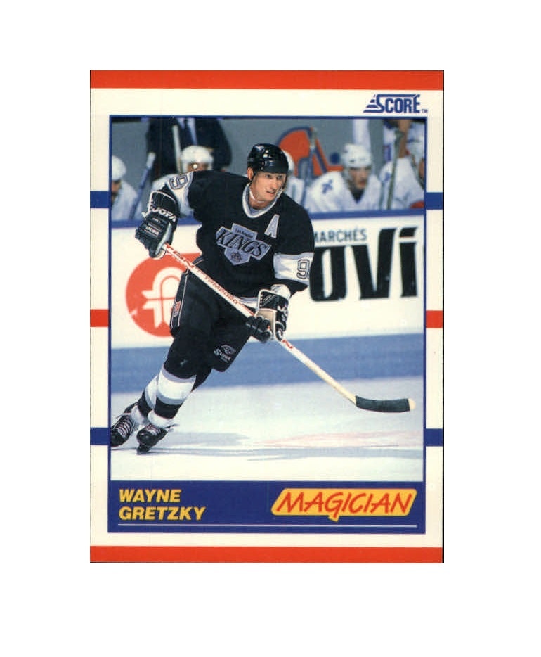 1990-91 Score #338 Wayne Gretzky Magic (10-X176-NHLKINGS)
