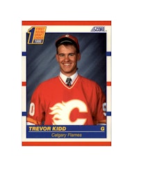 1990-91 Score #438 Trevor Kidd RC (10-X213-FLAMES)