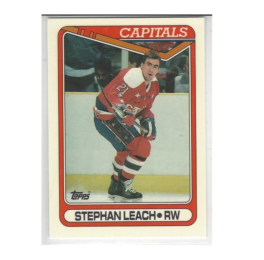 1990-91 Topps Tiffany #235 Stephen Leach (10-253x1-CAPITALS)