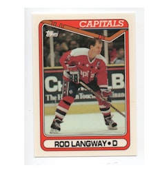 1990-91 Topps Tiffany #353 Rod Langway (15-X124-CAPITALS)