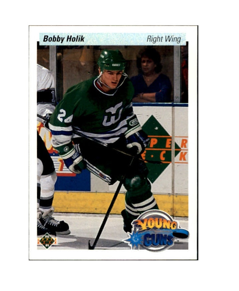 1990-91 Upper Deck #534 Bobby Holik YG RC (10-D4-WHALERS)