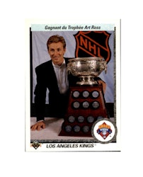 1990-91 Upper Deck French #205 Art Ross Trophy Wayne Gretzky (10-X176-NHLKINGS)