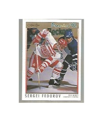1991-92 OPC Premier #68 Sergei Fedorov (10-X207-RED WINGS)