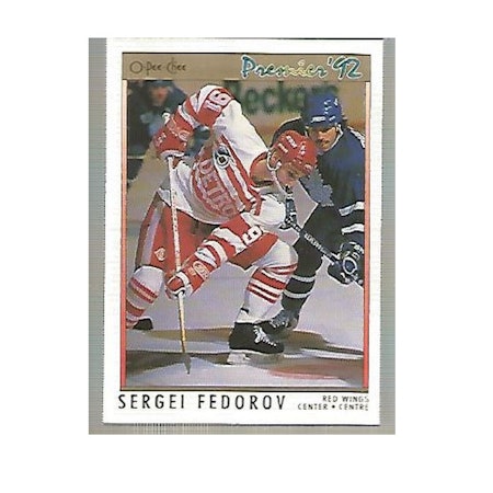 1991-92 OPC Premier #68 Sergei Fedorov (10-X207-RED WINGS)