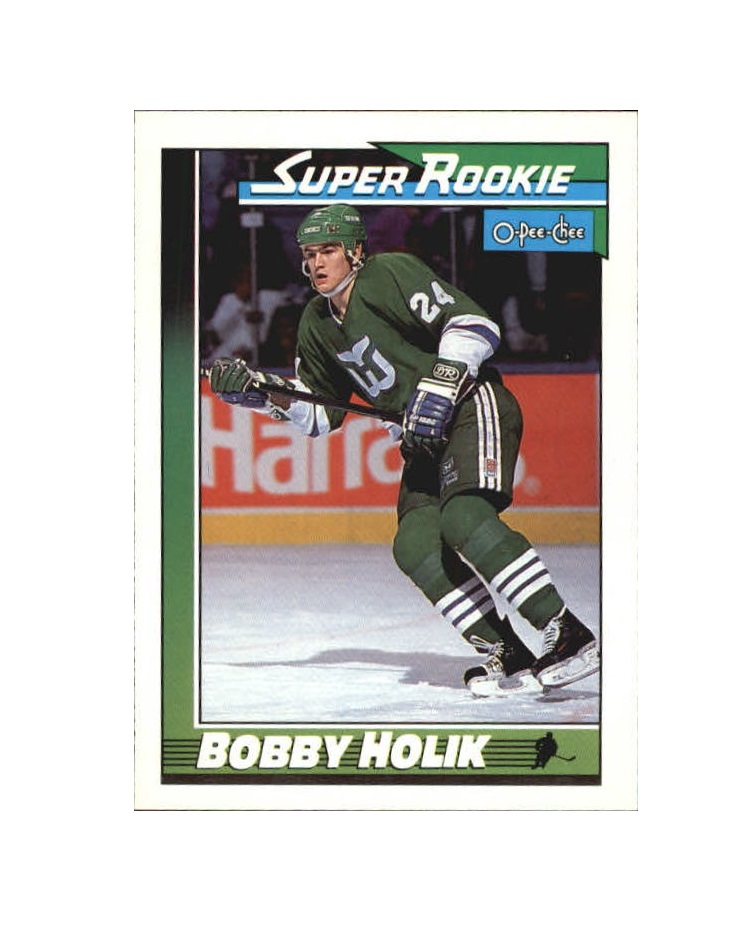 1991-92 O-Pee-Chee #7 Bobby Holik SR (10-X166-WHALERS)