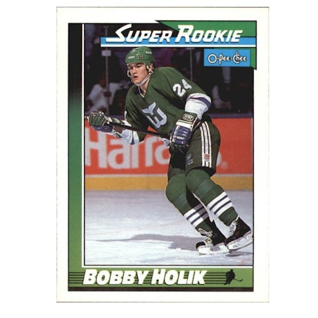 1991-92 O-Pee-Chee #7 Bobby Holik SR (10-X166-WHALERS)