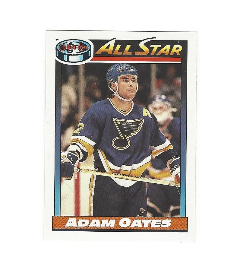 1991-92 O-Pee-Chee #265 Adam Oates AS (10-231x5-BLUES)